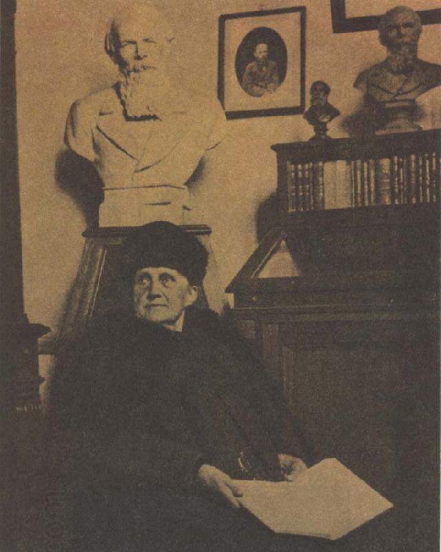 unknow artist dostojevskijs andra hustru anna i dostojevskijrmmet i histeriska museet moskva